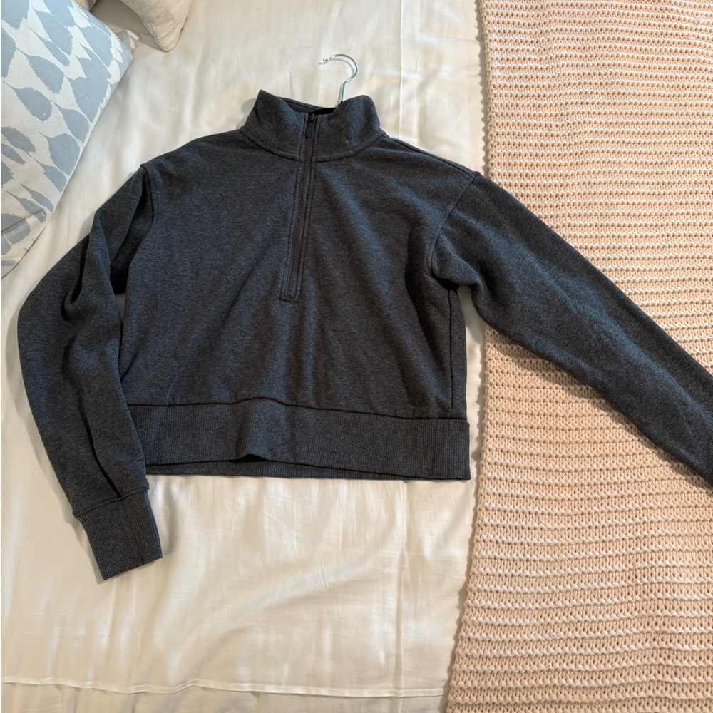 Zella Gray Quarter-zip
